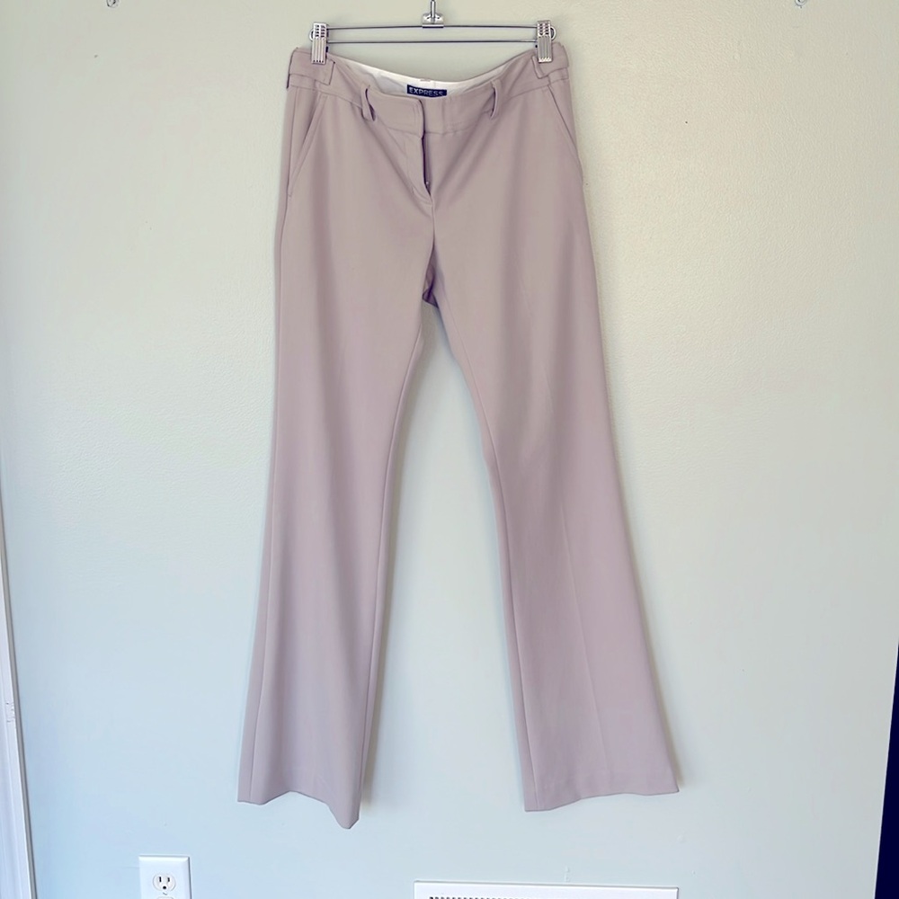 Exspress Columnist Bootcut Stone Color Pants - image 1